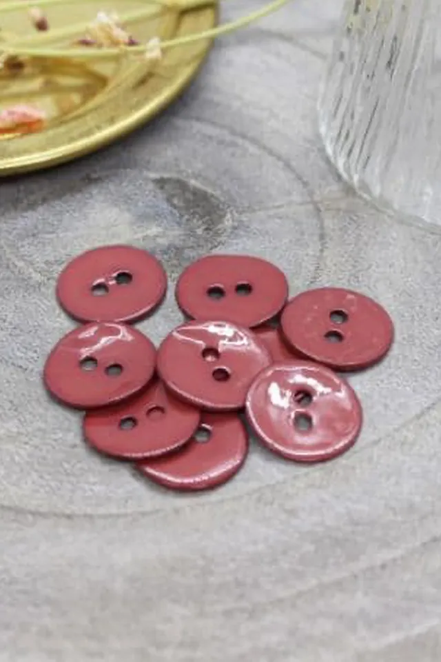 atelier-brunette-boutons-glossy-terracotta-x10 image 1