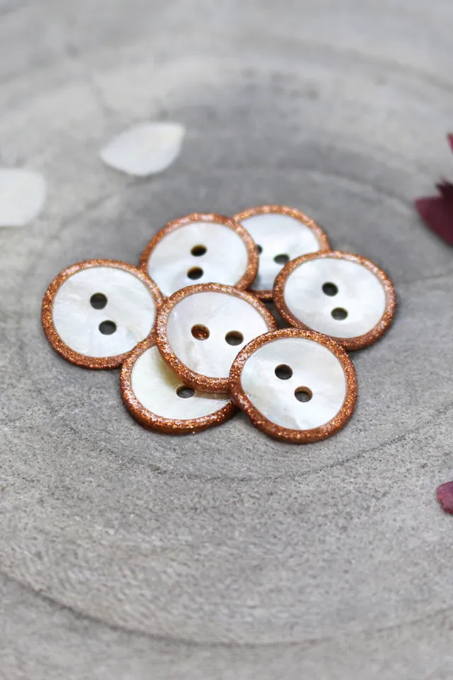 atelier-brunette-boutons-glitz-chestnut-x10 image 1