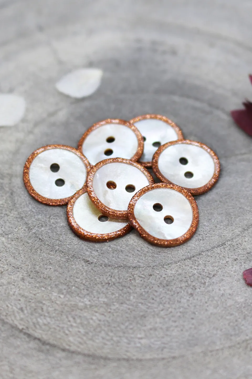 atelier-brunette-boutons-glitz-chestnut-x10 image 1