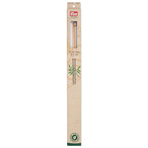 prym-1530-aiguille-tricoter-pointe-unique-bambou-33-cm-3-75-mm-naturel image 4