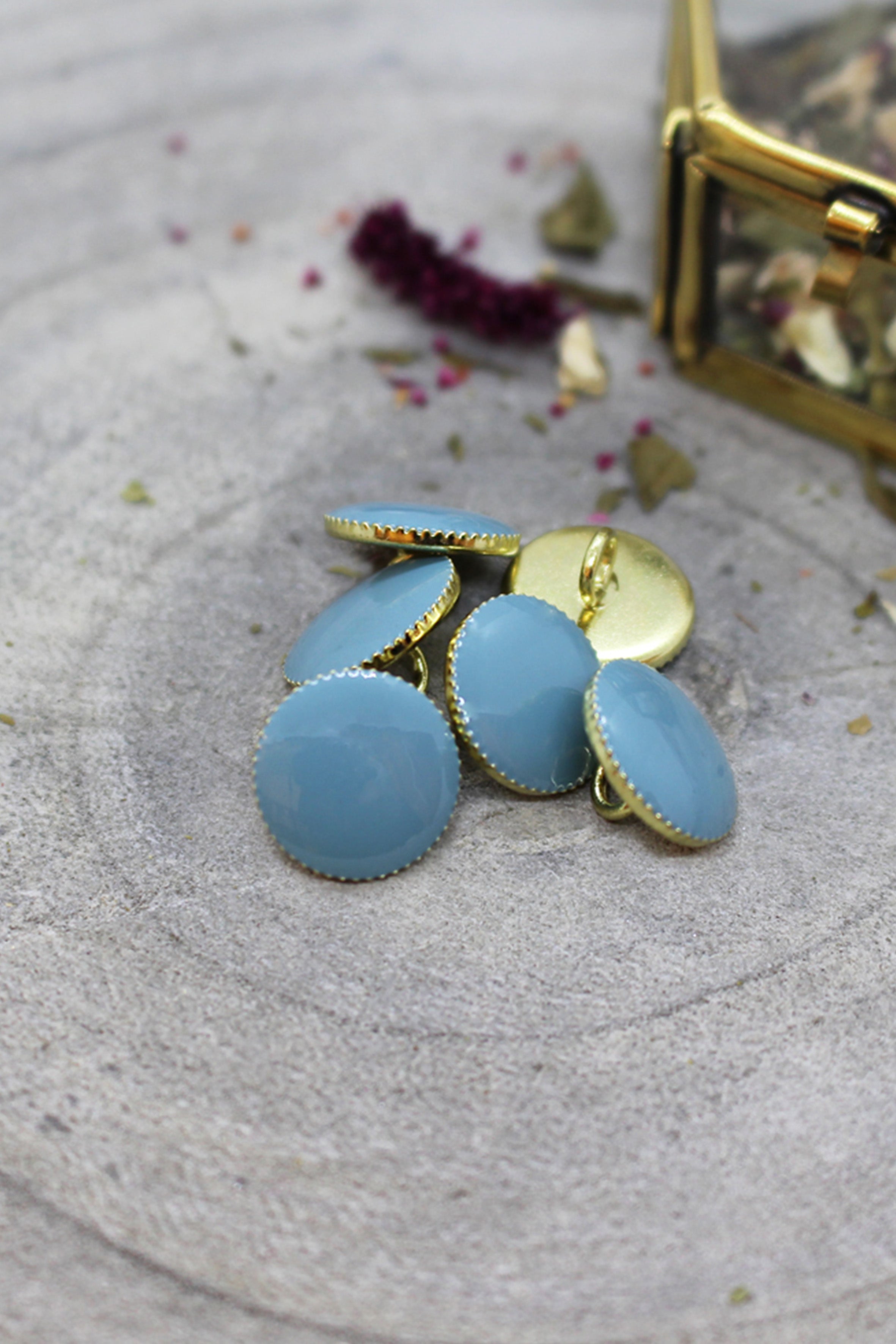 atelier-brunette-boutons-gem-storm-x10-boutons-pied-dor image 1