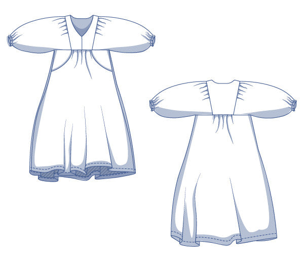fibre-mood-kika-robe-empire-patron-de-couture-femme-xs-xxxl image 7