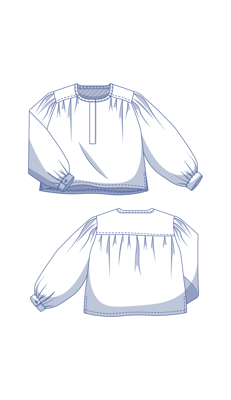 fibre-mood-maris-top-patron-de-couture-femme-fronces-et-patte-polo image 7