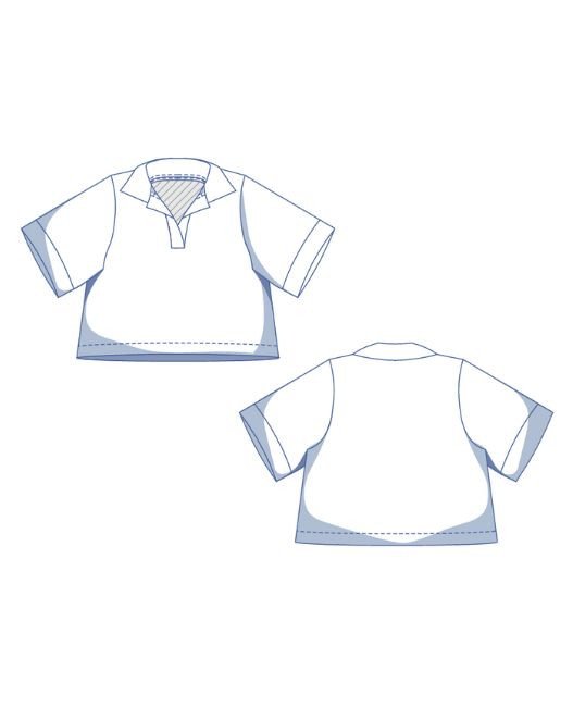 fibre-mood-dazzle-0-patron-top-polo-femme-manches-larges-xs-xxxl image 6