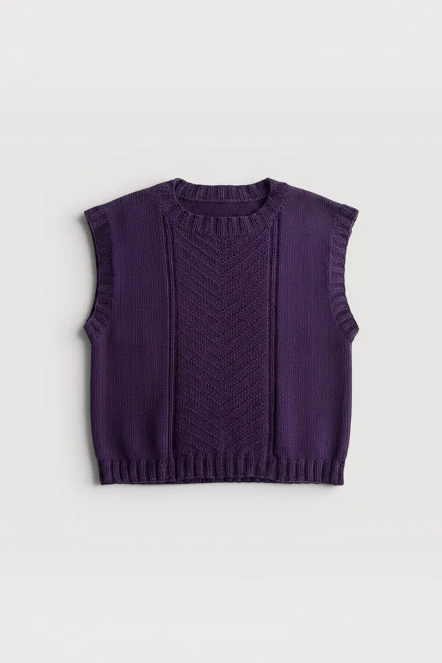 atelier-brunette-pdf-tricot-le-pull-et-le-gilet-encre-violette image 1