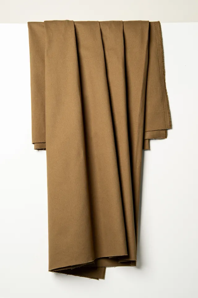 atelier-brunette-tissu-gabardine-iced-mocha-coton-150-cm image 1