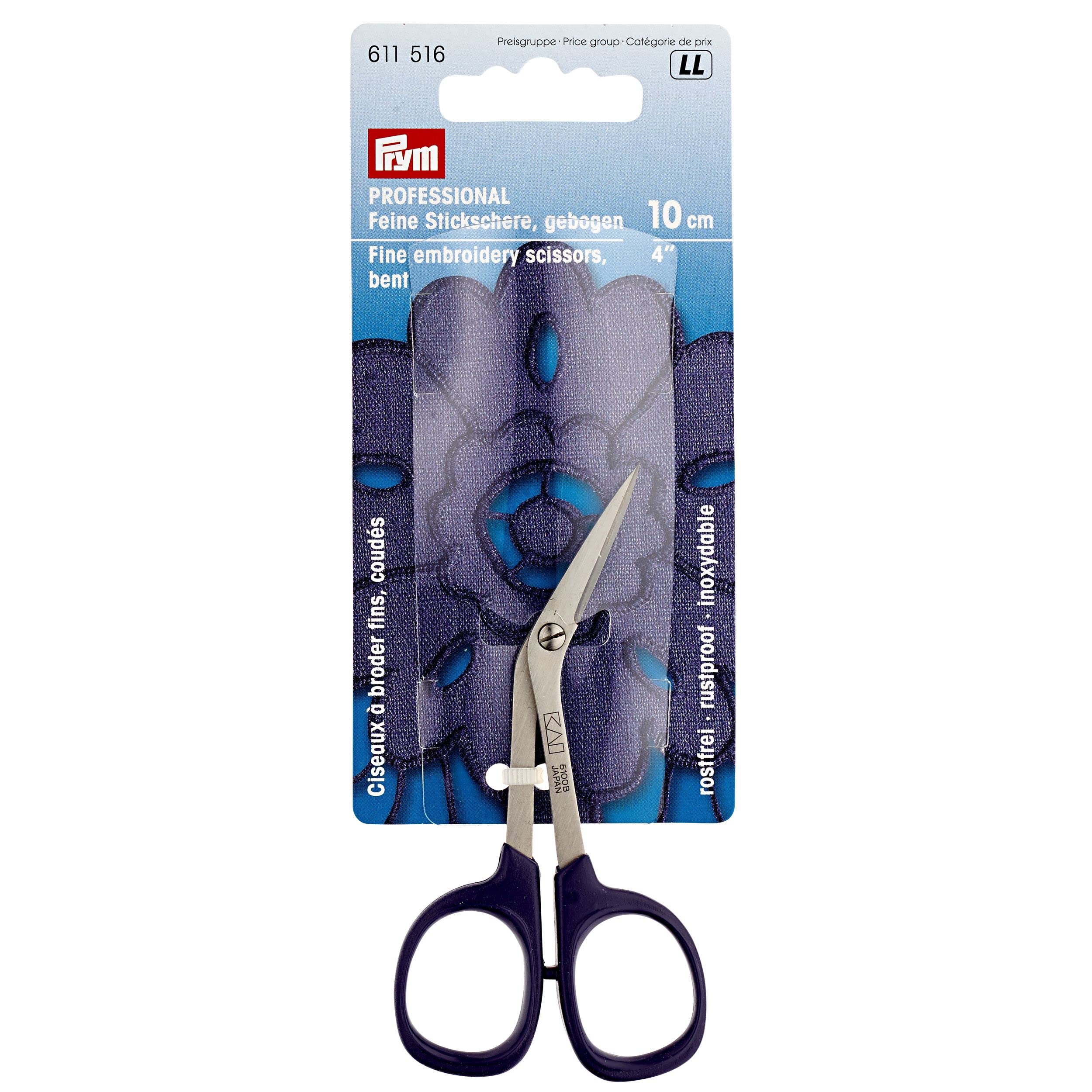 prym-611516-ciseaux-broder-professional-courb-s-10-cm-argent image 2