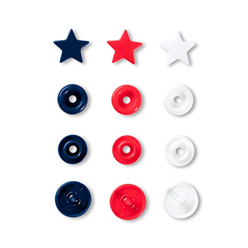 prym-love-colorsnaps-star-12-4-mm-rouge-blanc-marine-30-pi-ces image 5