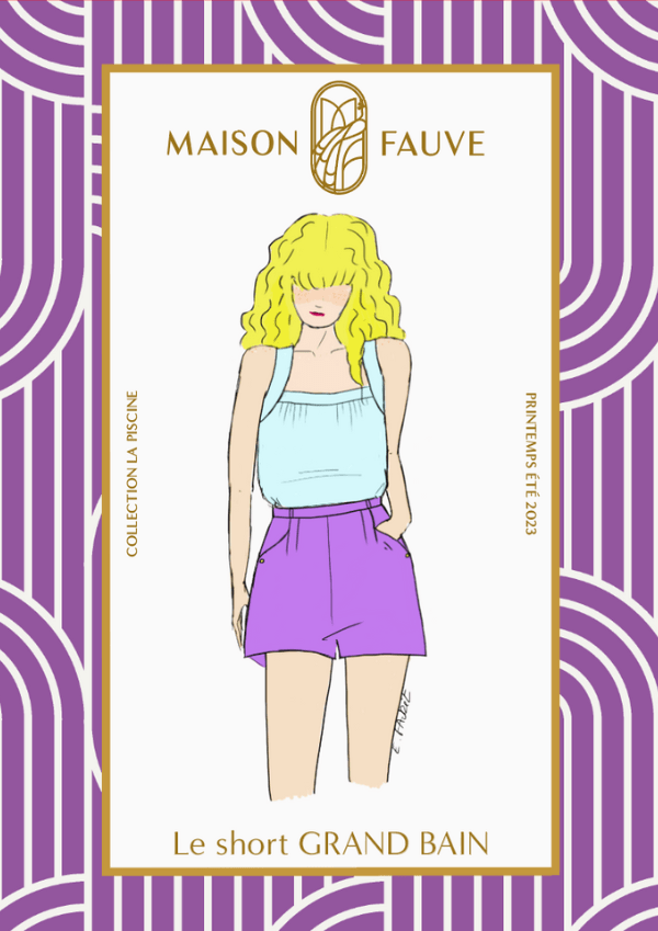 maison-fauve-grand-bain-patron-couture-short-patron-pochette image 2