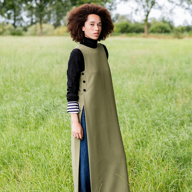 fibre-mood-havana-robe-patron-de-couture-robe-fentes-lat-rales-xs-xxxl image 1