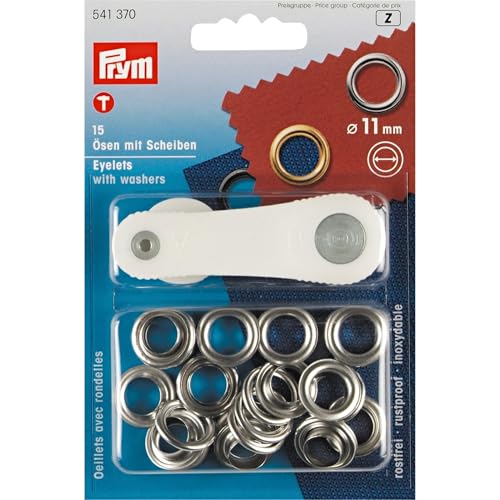 prym-541370-illets-avec-rondelles-laiton-argent-11-mm-lot-de-15 image 4
