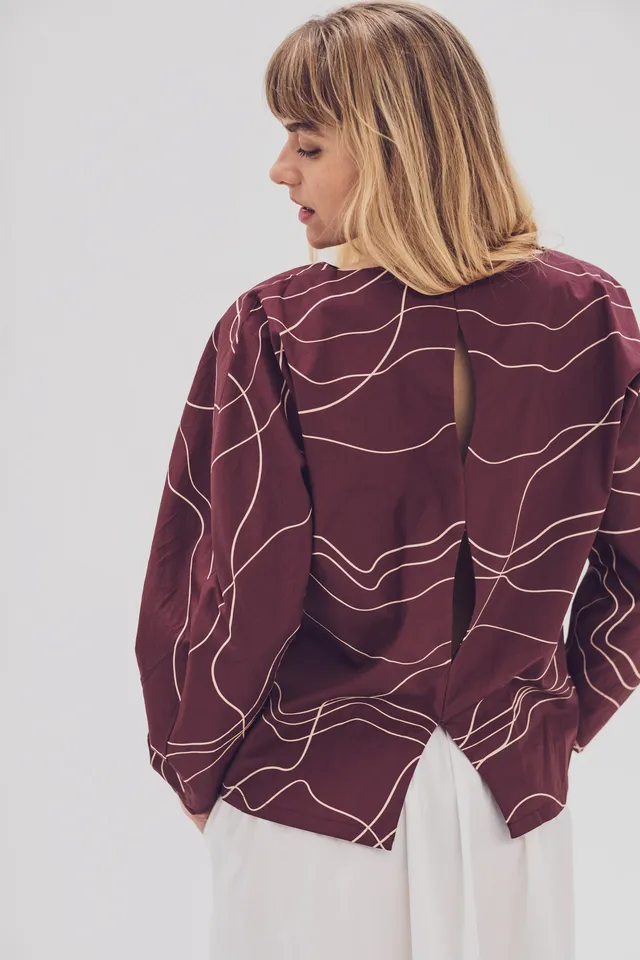 fibre-mood-sanna-top-patron-de-couture-manches-longues-dos-ouvert image 1