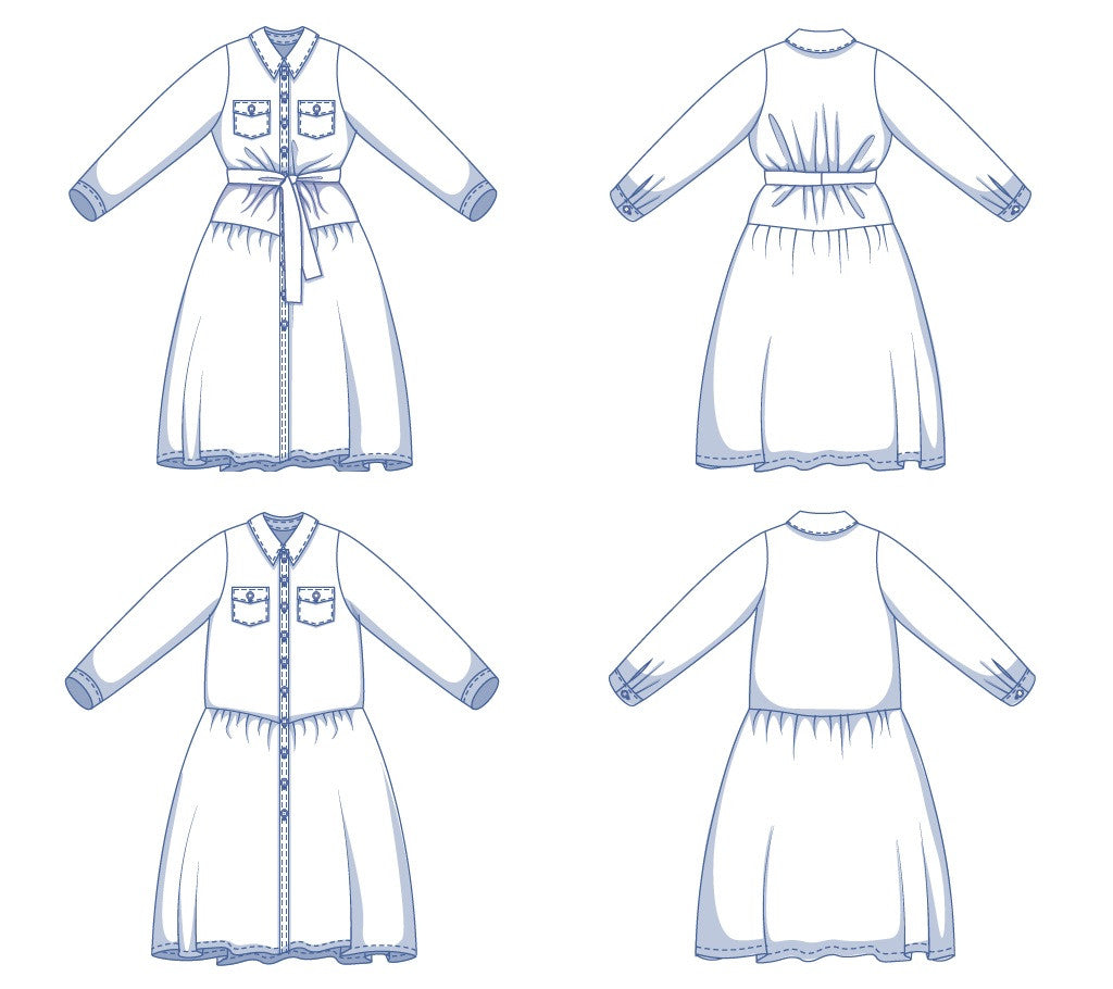 fibre-mood-harriette-robe-chemise-patron-de-couture-tailles-32-60-eu image 7