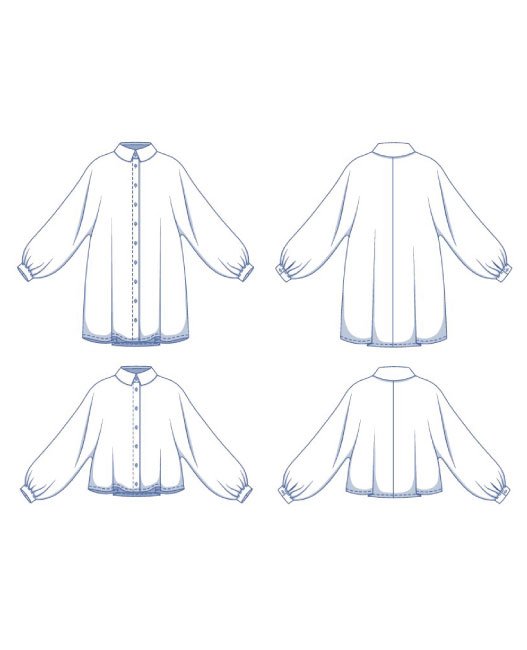 fibre-mood-ursula-robe-patron-de-couture-robe-chemise-oversize-boutonn-e-xs-xxxl image 7