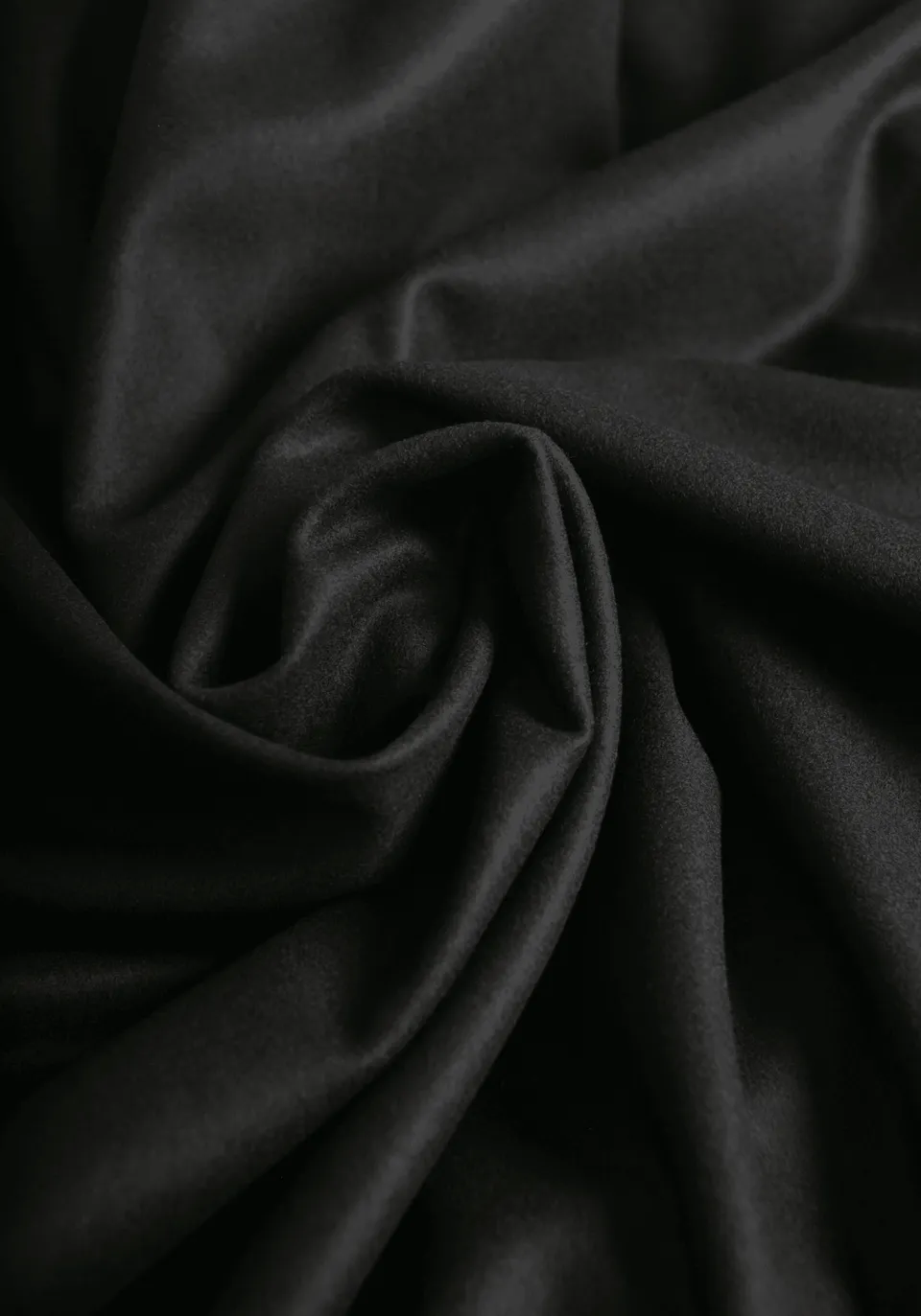 maison-fauve-lainage-flanelle-100-laine-noir-tissu-manteau-au-m-tre image 1