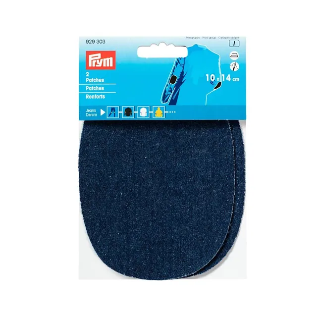 prym-929303-renforts-jean-thermocollants-10-x-14-cm-bleu-fonc image 1