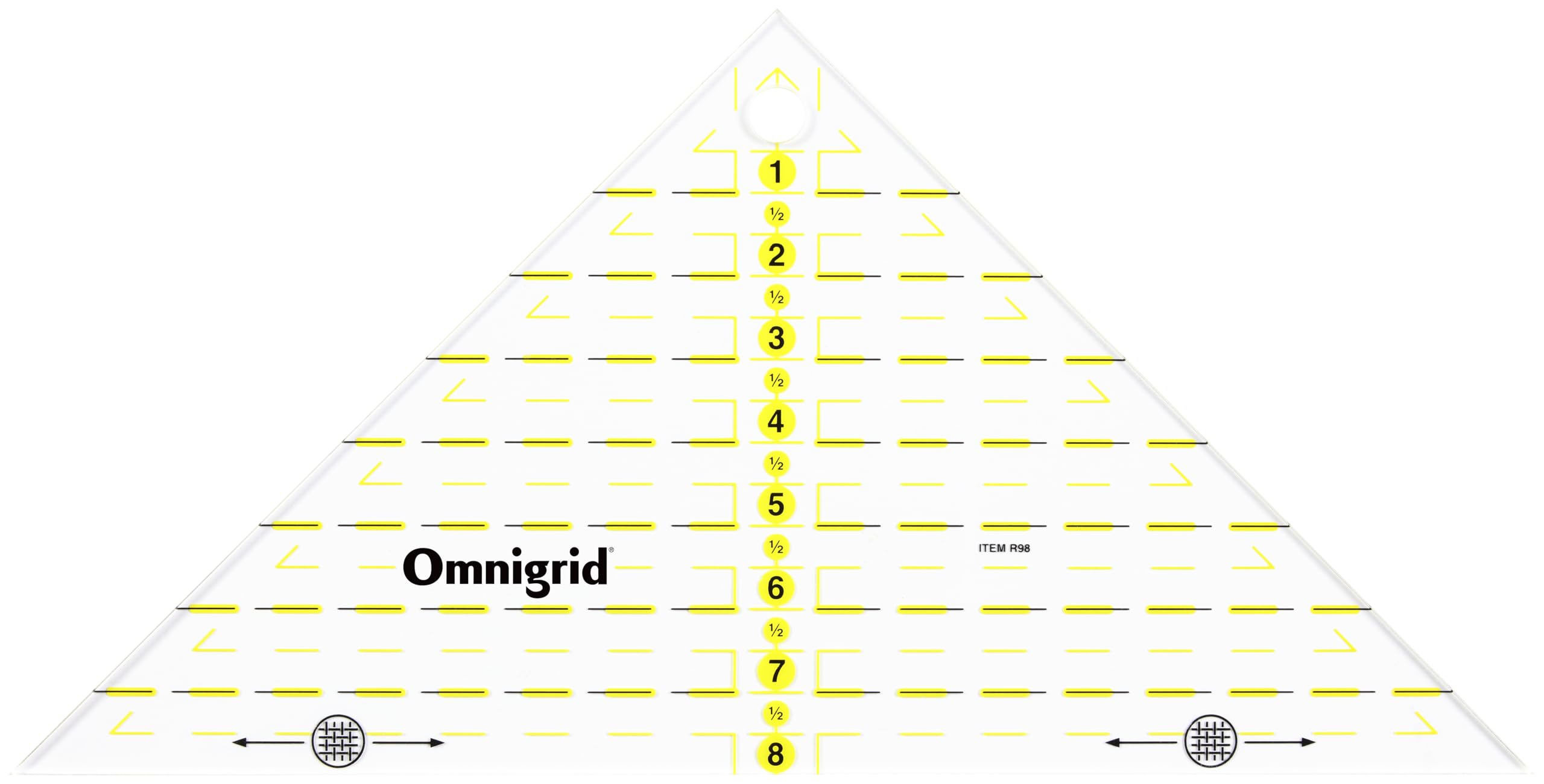 prym-omnigrid-r-gle-patchwork-triangle-1-4-square-8-inch image 1