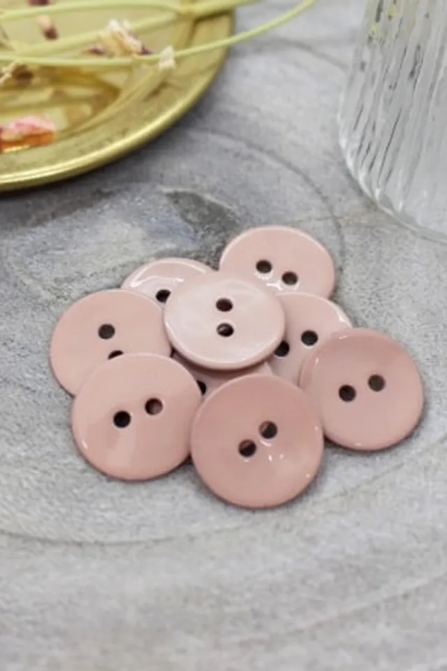 atelier-brunette-boutons-glossy-maple-sandy-sand-x10-mercerie image 1