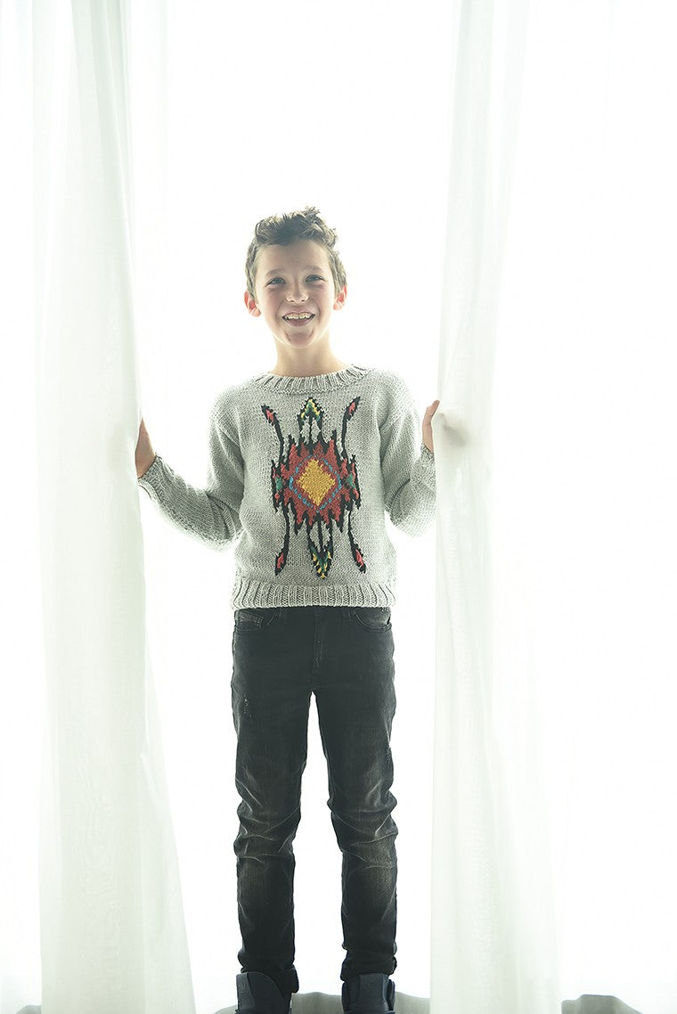fibre-mood-rio-pull-patron-de-tricot-enfant-jersey-endroit-jacquard-4-14-ans image 2