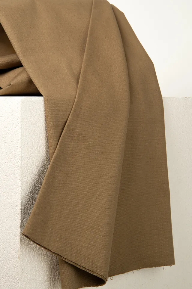 atelier-brunette-tissu-canvas-coton-iced-mocha-coupon-10-cm-x-150-cm image 1