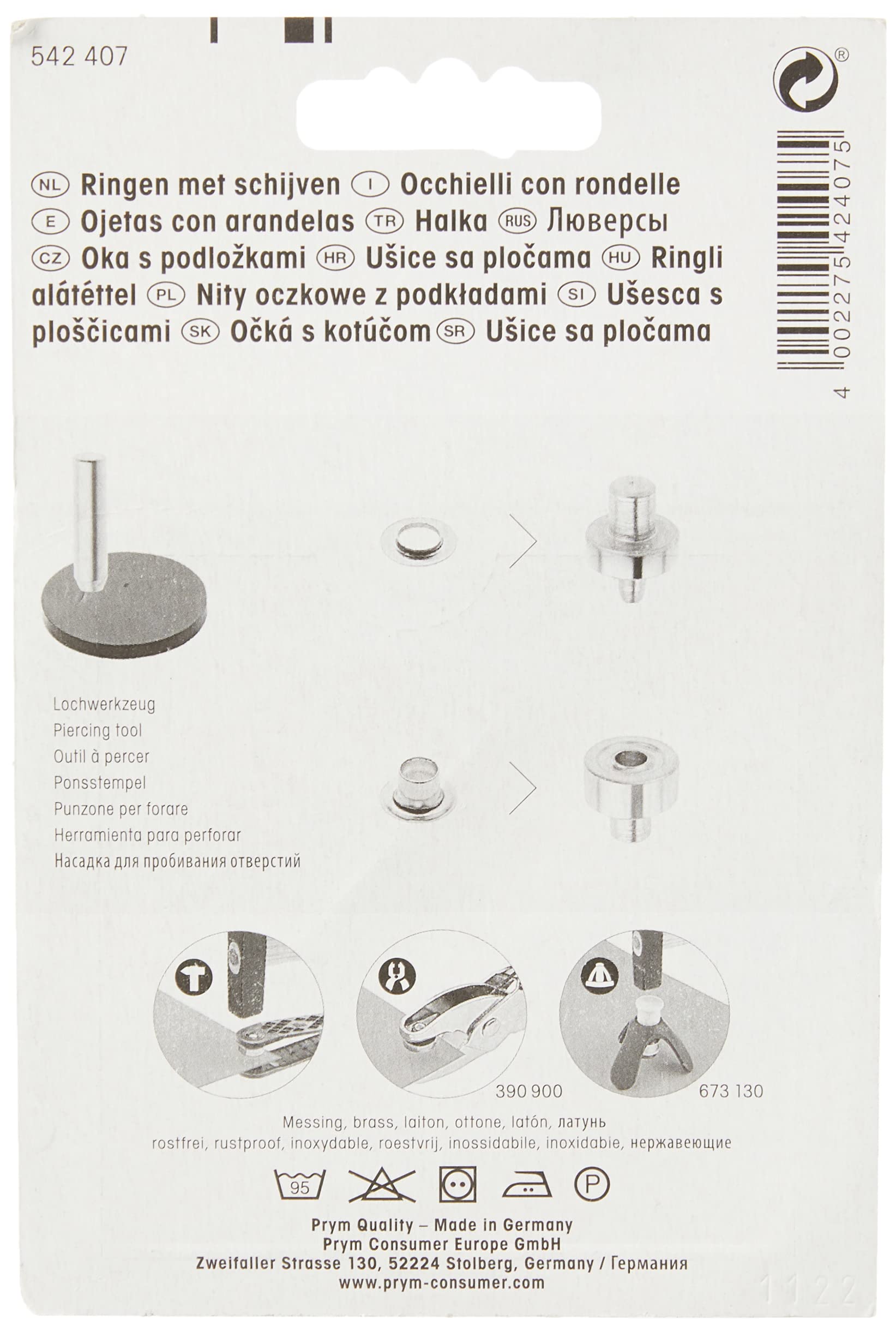 prym-oeillets-avec-rondelles-laiton-argent-4-0-mm image 3