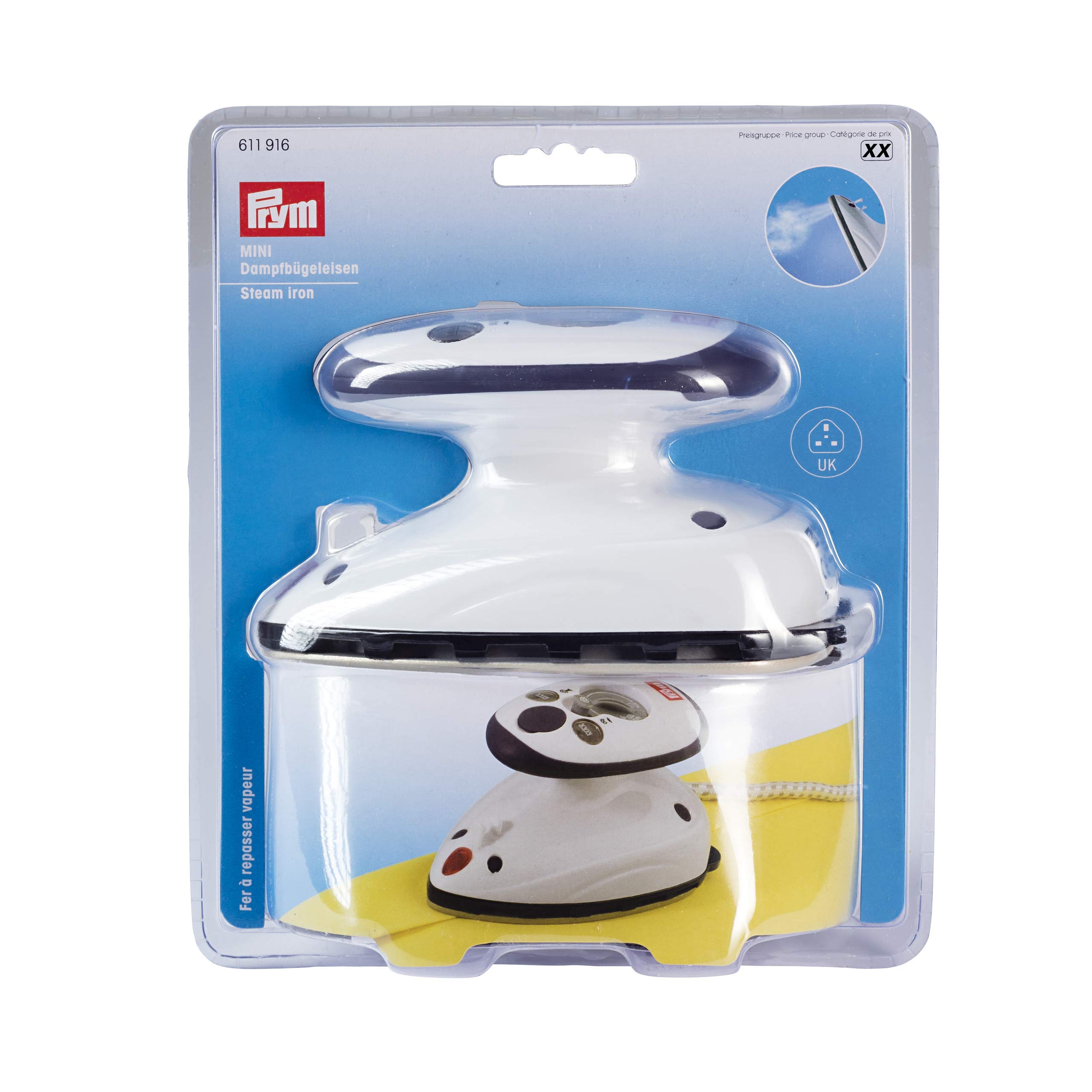 prym-mini-fer-repasser-vapeur-blanc-avec-gobelet-gradu-et-sac-de-transport image 6