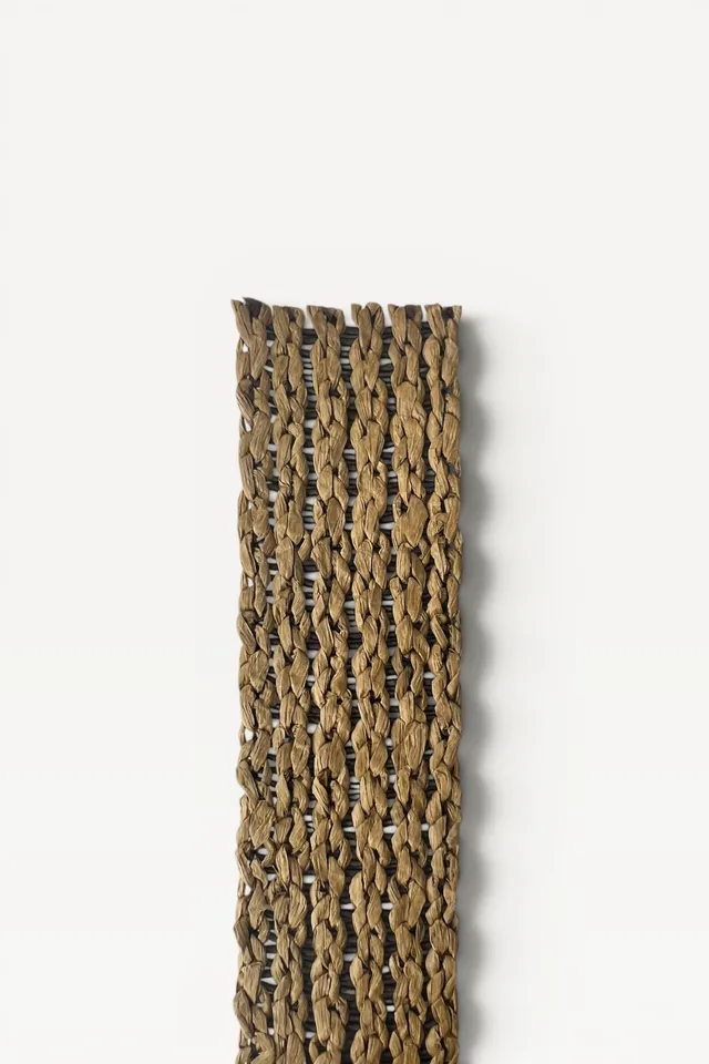 atelier-brunette-sangle-raphia-tiss-olive-4-cm-sangle-sac-et-accessoire image 1