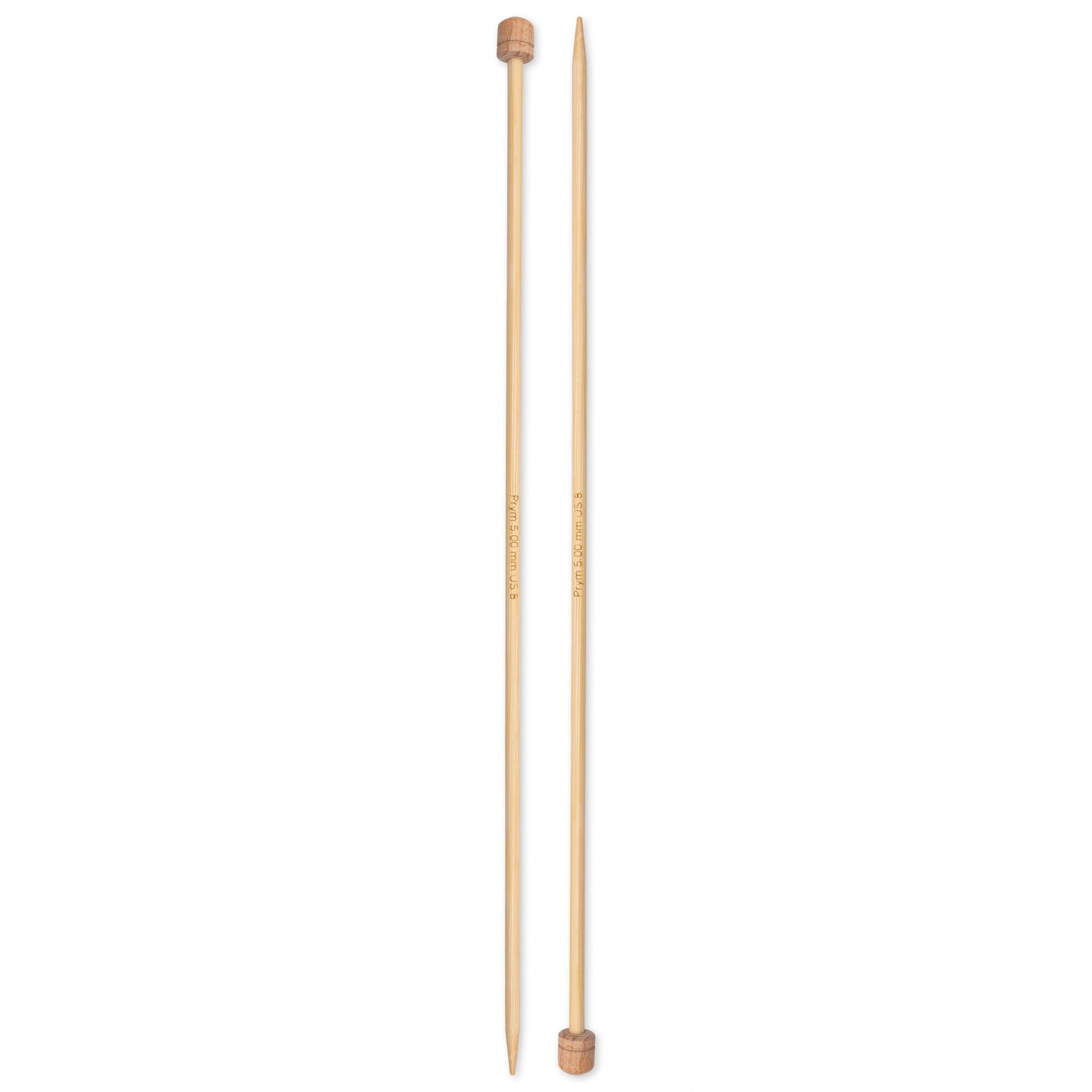 prym-aiguilles-tricoter-droites-bambou-33-cm-5-00-mm image 2