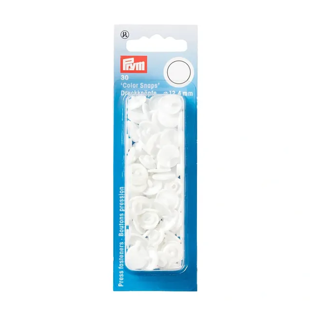 prym-colour-snaps-rond-12-4-mm-x-30-sets-blanc image 1