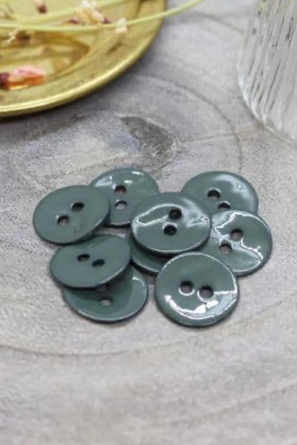atelier-brunette-boutons-glossy-cedar-x10-mercerie-couture image 1