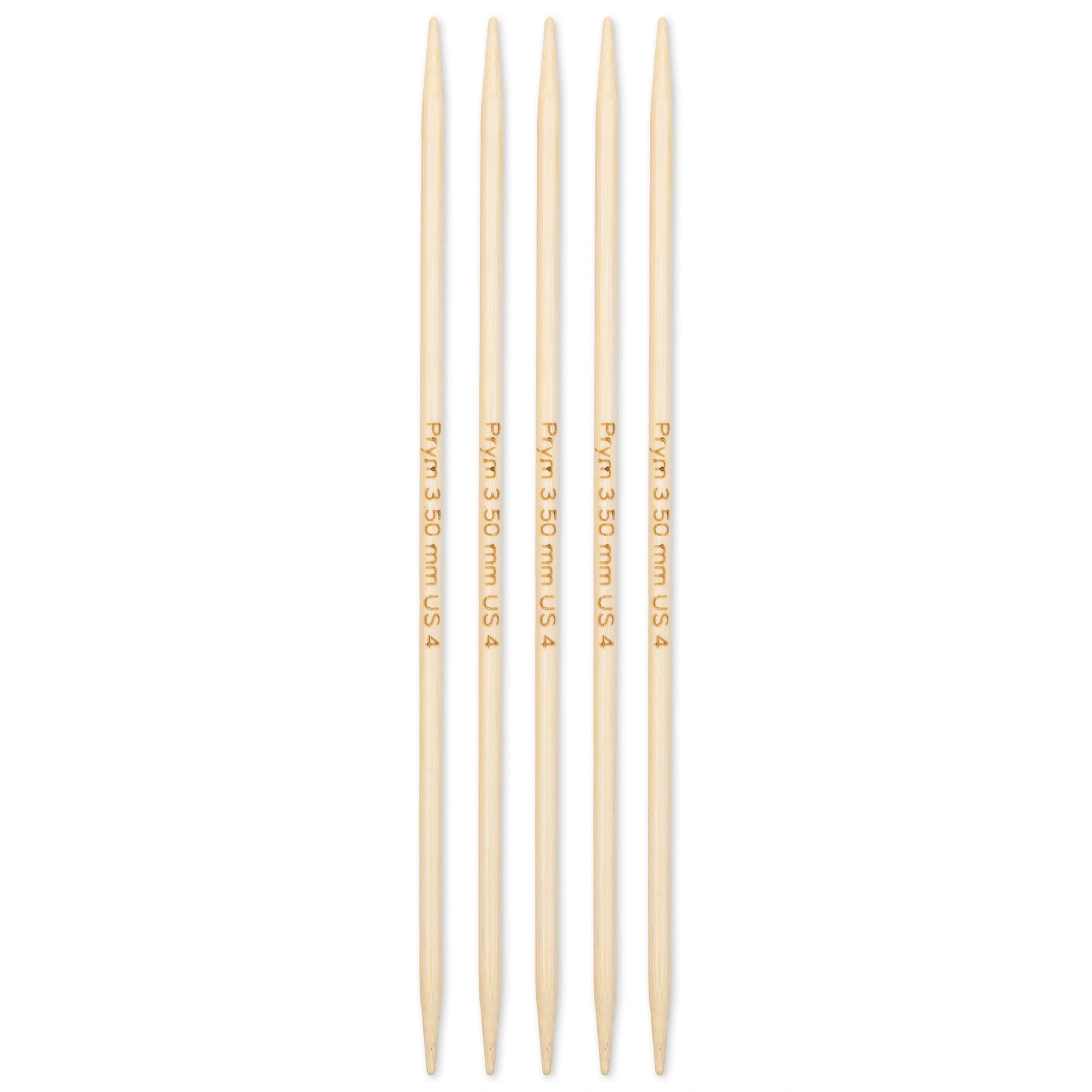 prym-1530-aiguille-tricoter-double-pointe-bambou-15-cm-3-50-mm image 2