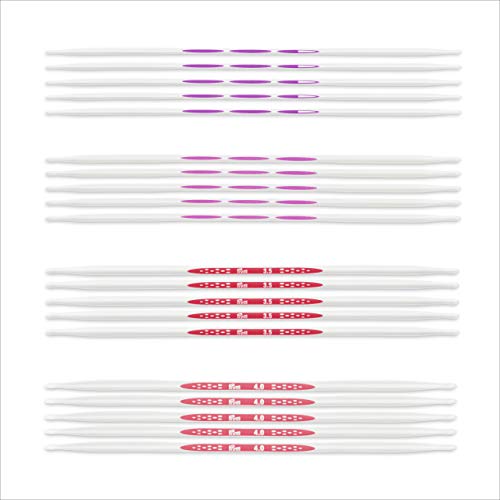 prym-194000-aiguilles-tricoter-2-pointes-prym-ergonomics-jeu-2-5-4-0-mm-20-cm-al image 6