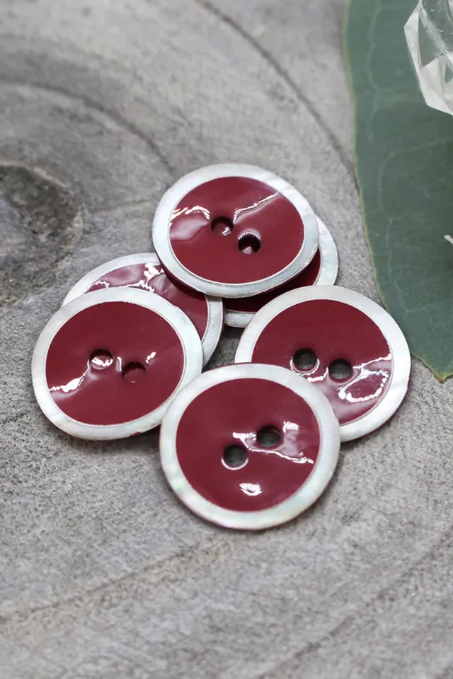atelier-brunette-boutons-halo-amarante-x10 image 1