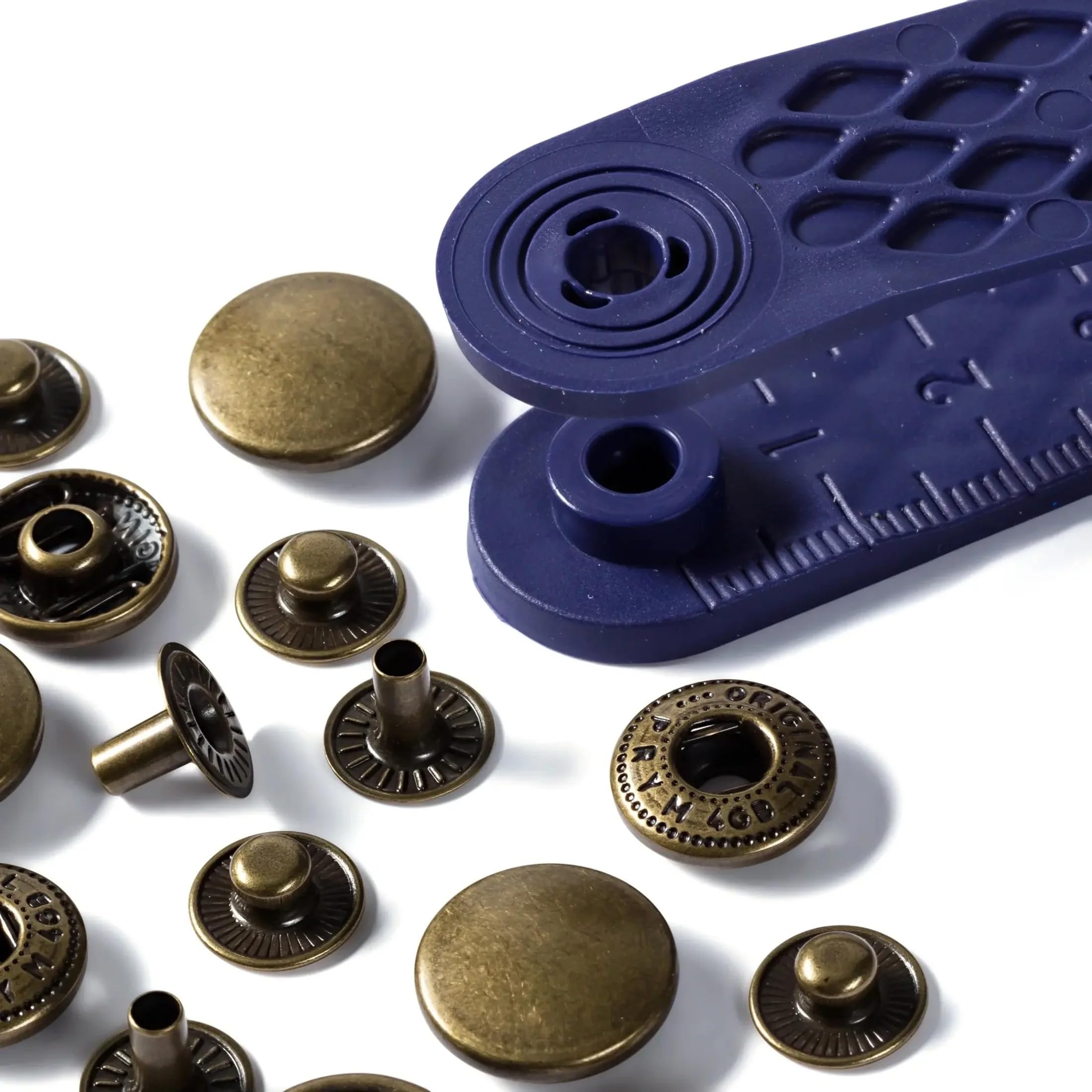 prym-boutons-pression-anorak-15-mm-vieux-laiton-outil-or image 3