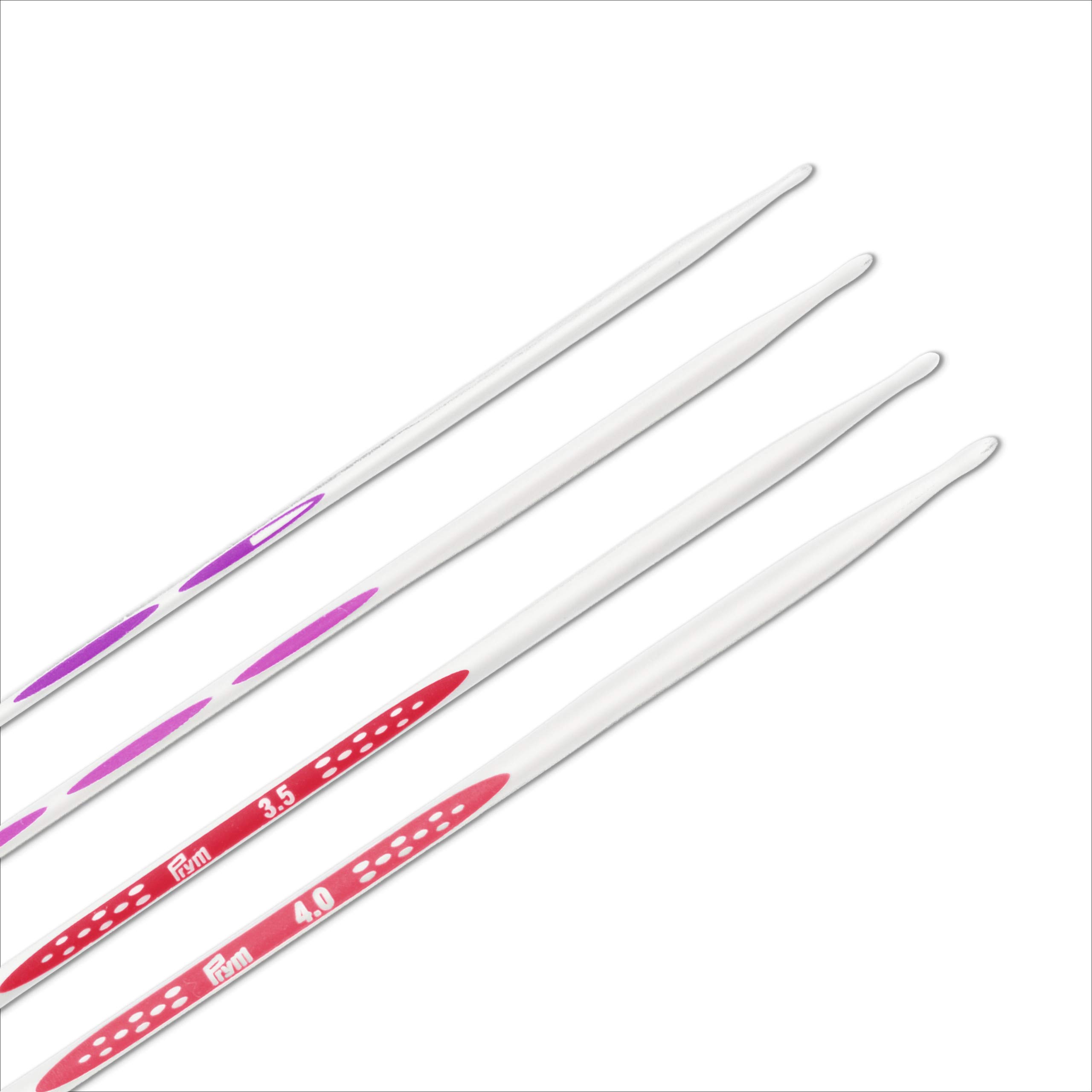 prym-194000-aiguilles-tricoter-2-pointes-prym-ergonomics-jeu-2-5-4-0-mm-20-cm-al image 2