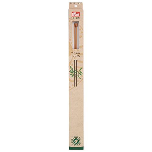 prym-1530-aiguille-tricoter-pointe-unique-bambou-33-cm-2-50-mm-naturel image 4