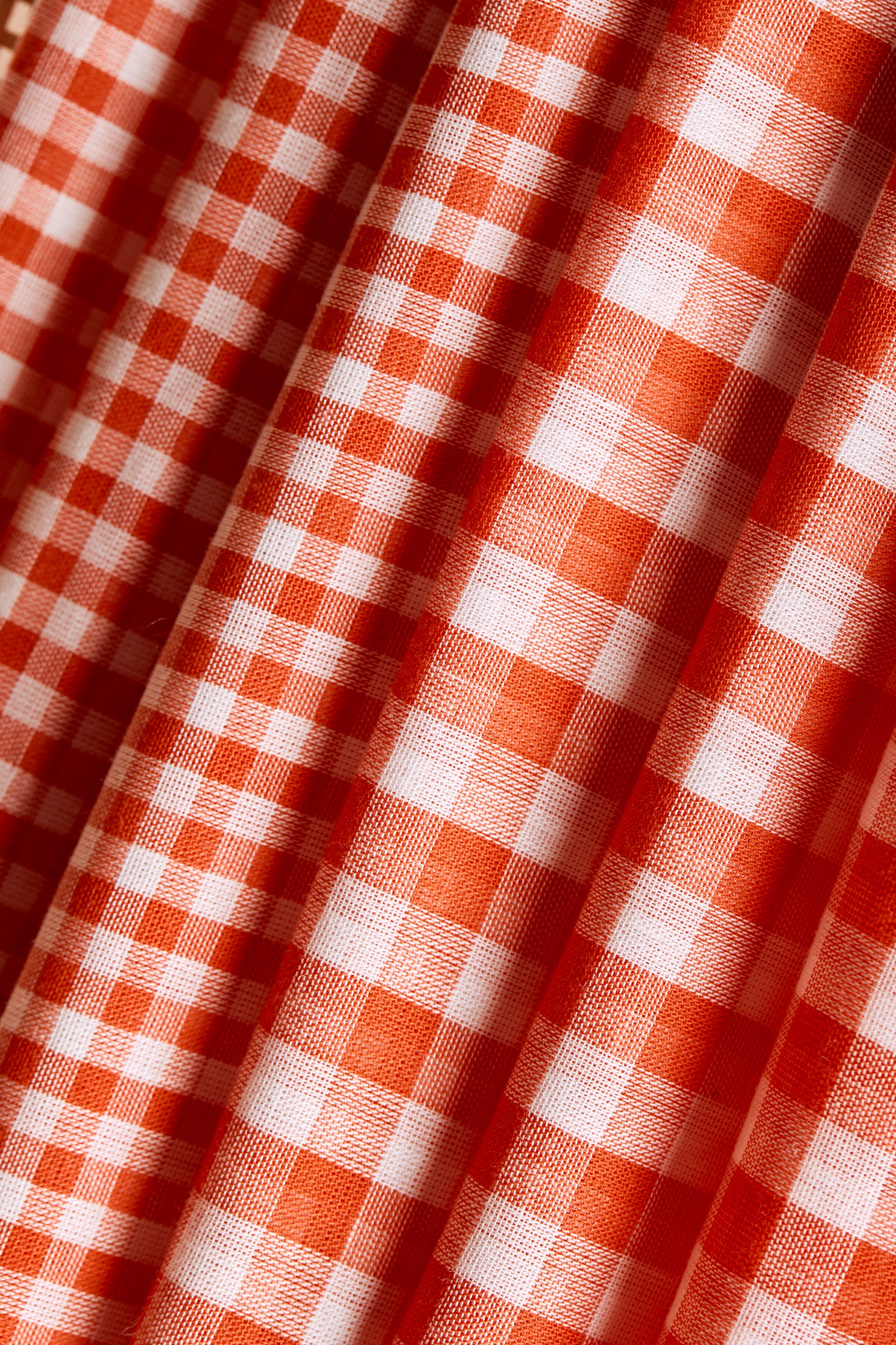 atelier-brunette-vichy-off-white-tangerine-tissu-coton-carreaux image 2