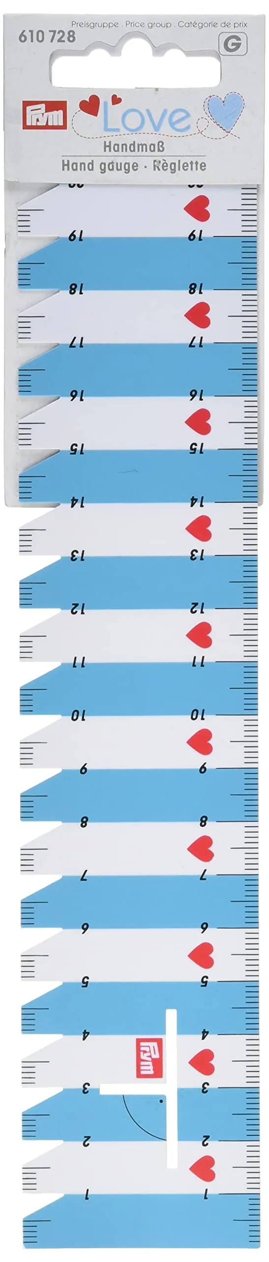 prym-love-jauge-main-de-couture-plastique-turquoise image 1