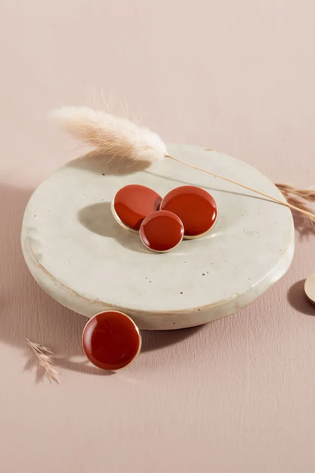 atelier-brunette-boutons-dotty-poppy-tangerine image 1