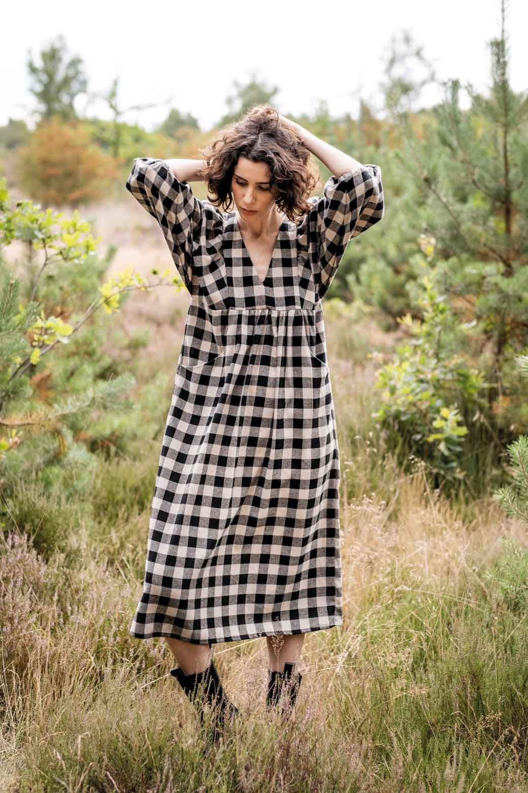 fibre-mood-kika-robe-empire-patron-de-couture-femme-xs-xxxl image 1