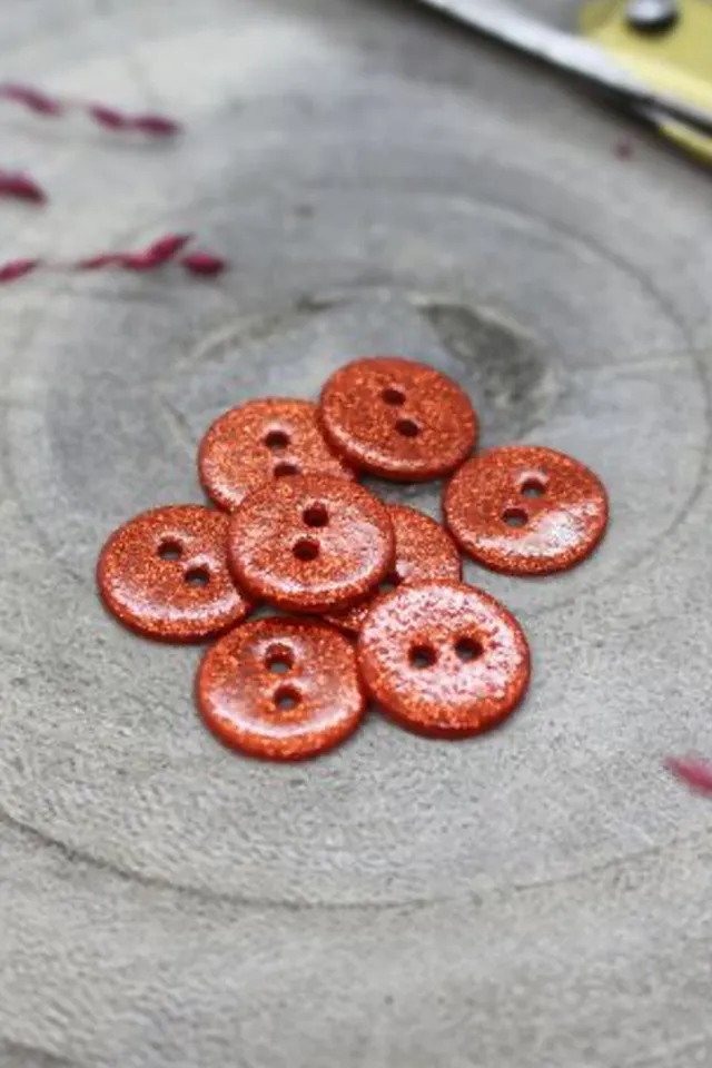 atelier-brunette-boutons-glitter-poppy-tangerine-x10 image 1