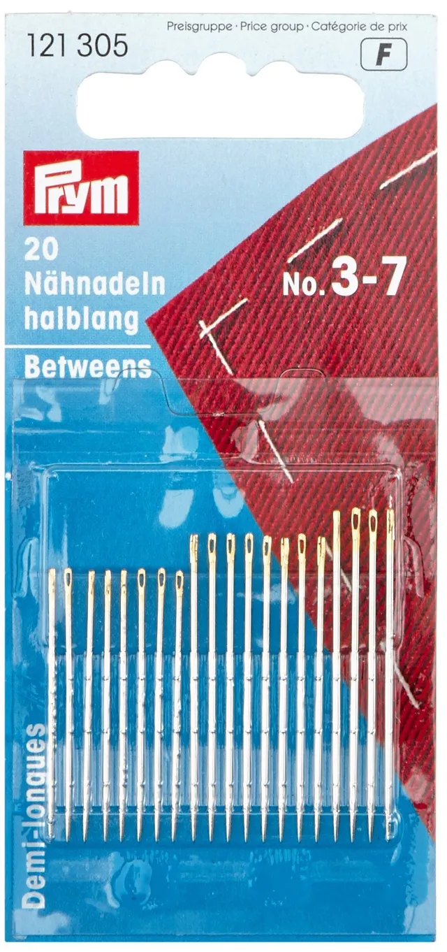 prym-aiguilles-coudre-main-betweens-assortiment-3-7-acier image 1