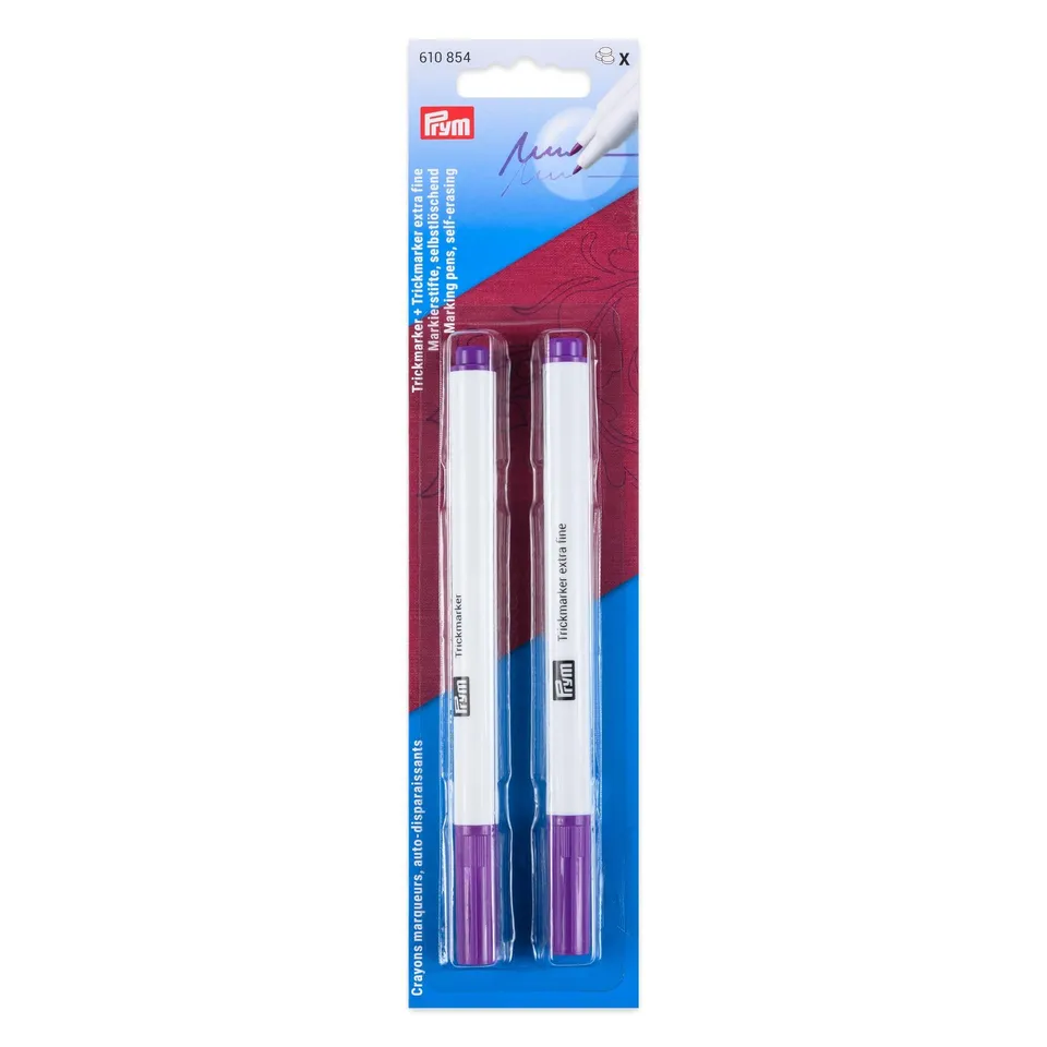 prym-610854-lot-2-marqueurs-trickmarker-auto-effa-ables-standard-extra-fin image 1