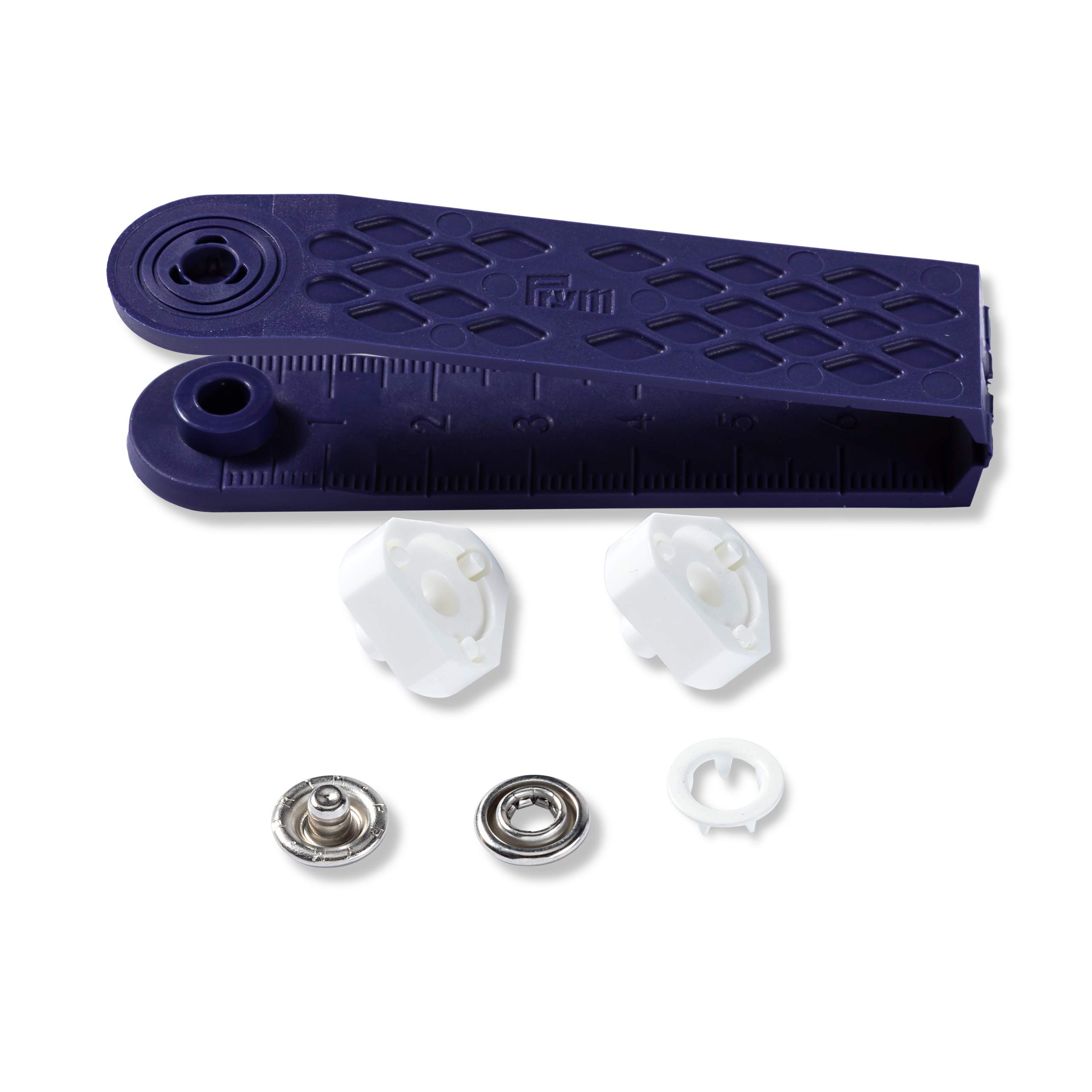 prym-boutons-pression-jersey-anneau-10-mm-blanc-x10 image 2
