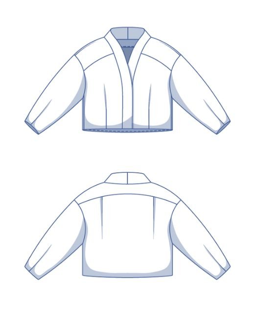 fibre-mood-carly-veste-patron-de-couture-plis-fermeture-clair-cach-e-xs-xxxl image 8