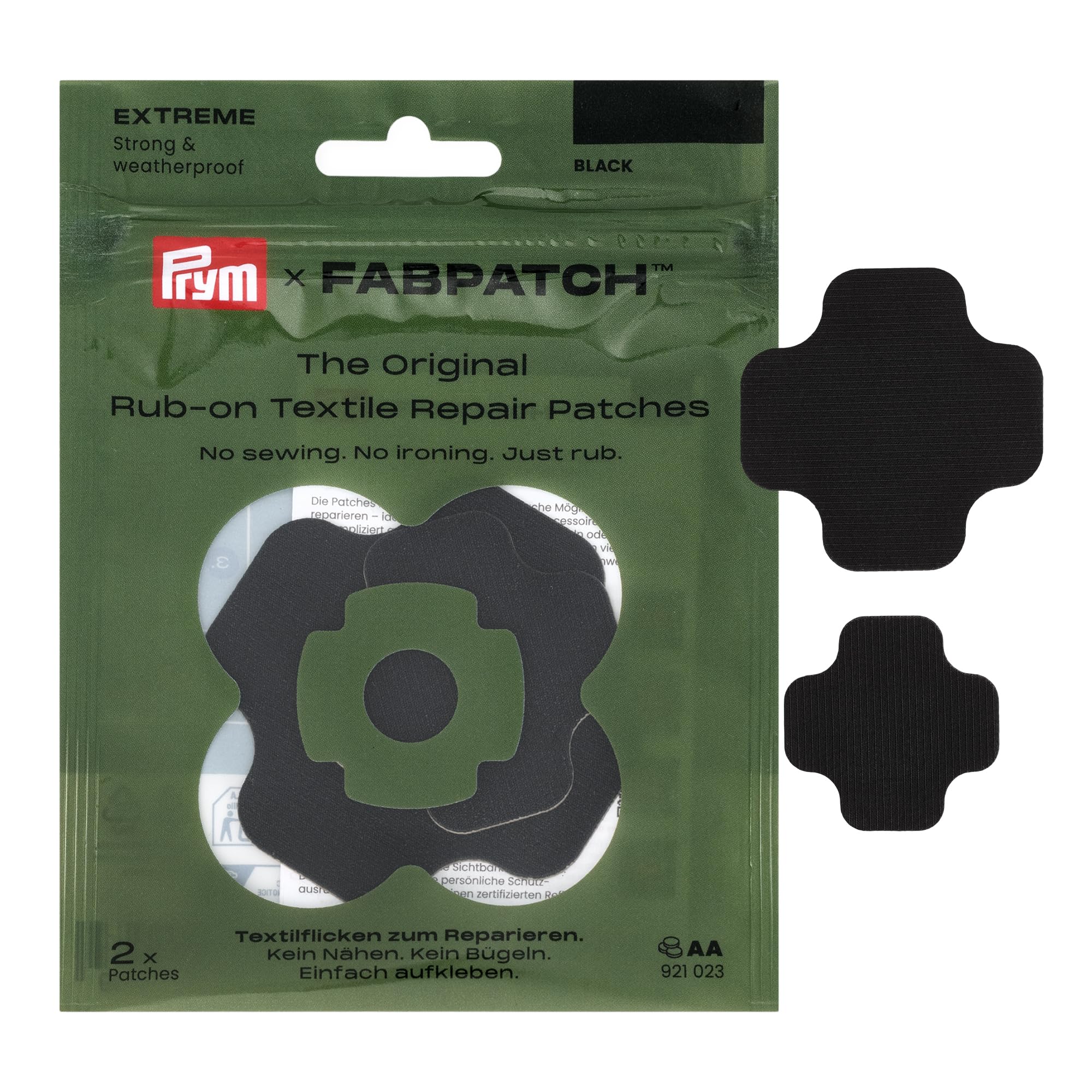 prym-fabpatch-extreme-921023-lot-2-patches-imperm-ables-extra-robustes-noirs image 1