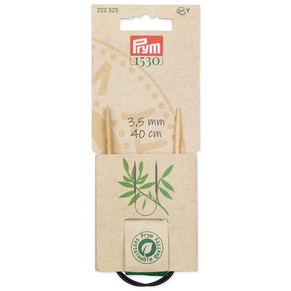 prym-222525-aiguilles-tricoter-circulaires-bambou-40-cm-3-50-mm image 1