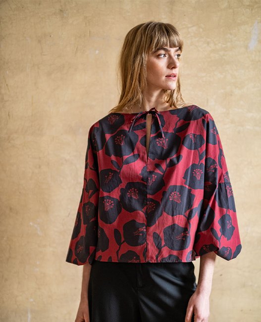 fibre-mood-india-robe-patron-de-couture-robe-ample-col-bateau-xs-xxxl image 8