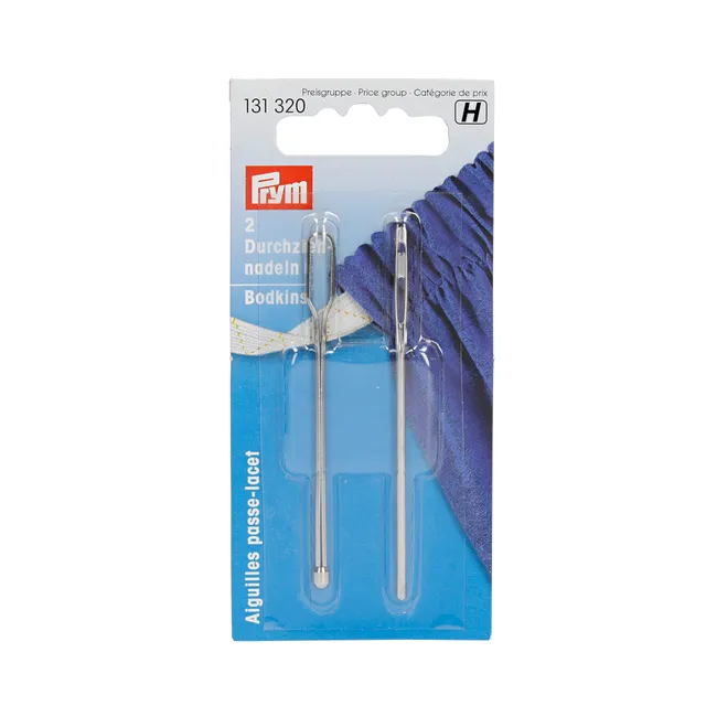 prym-131320-aiguilles-passe-lacets-or-argent-set-enfilage-lastiques-et-cordons image 1