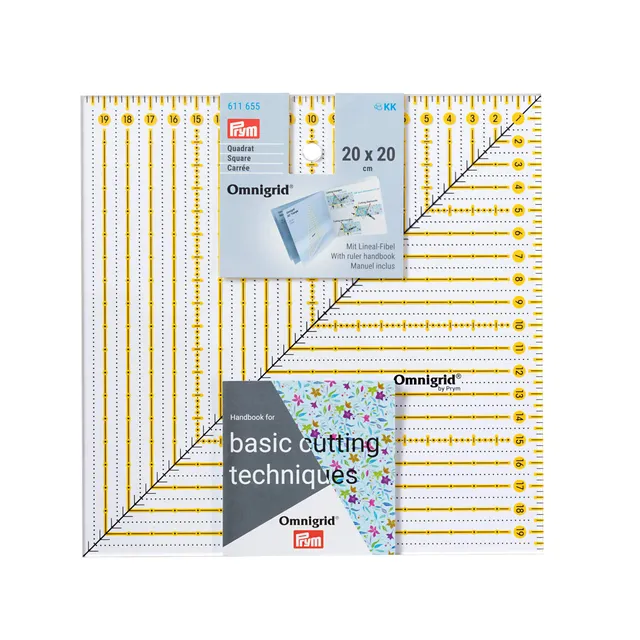 prym-611655-r-gle-patchwork-carr-e-20-x-20-cm-transparente image 1